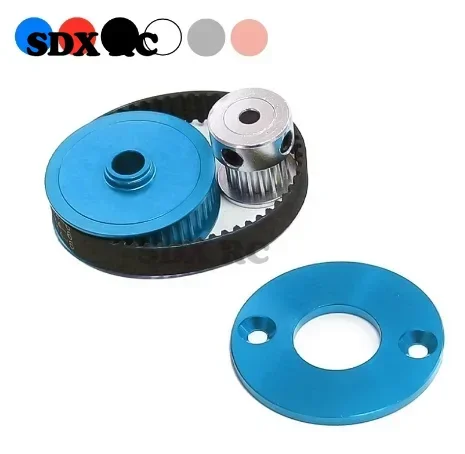 TT-02 Low Noise Belt Drive 16T 40T Transmission Gears System DIY Modify Upgrade Parts for Tamiya TT02 TT-02 1/10 RC Car