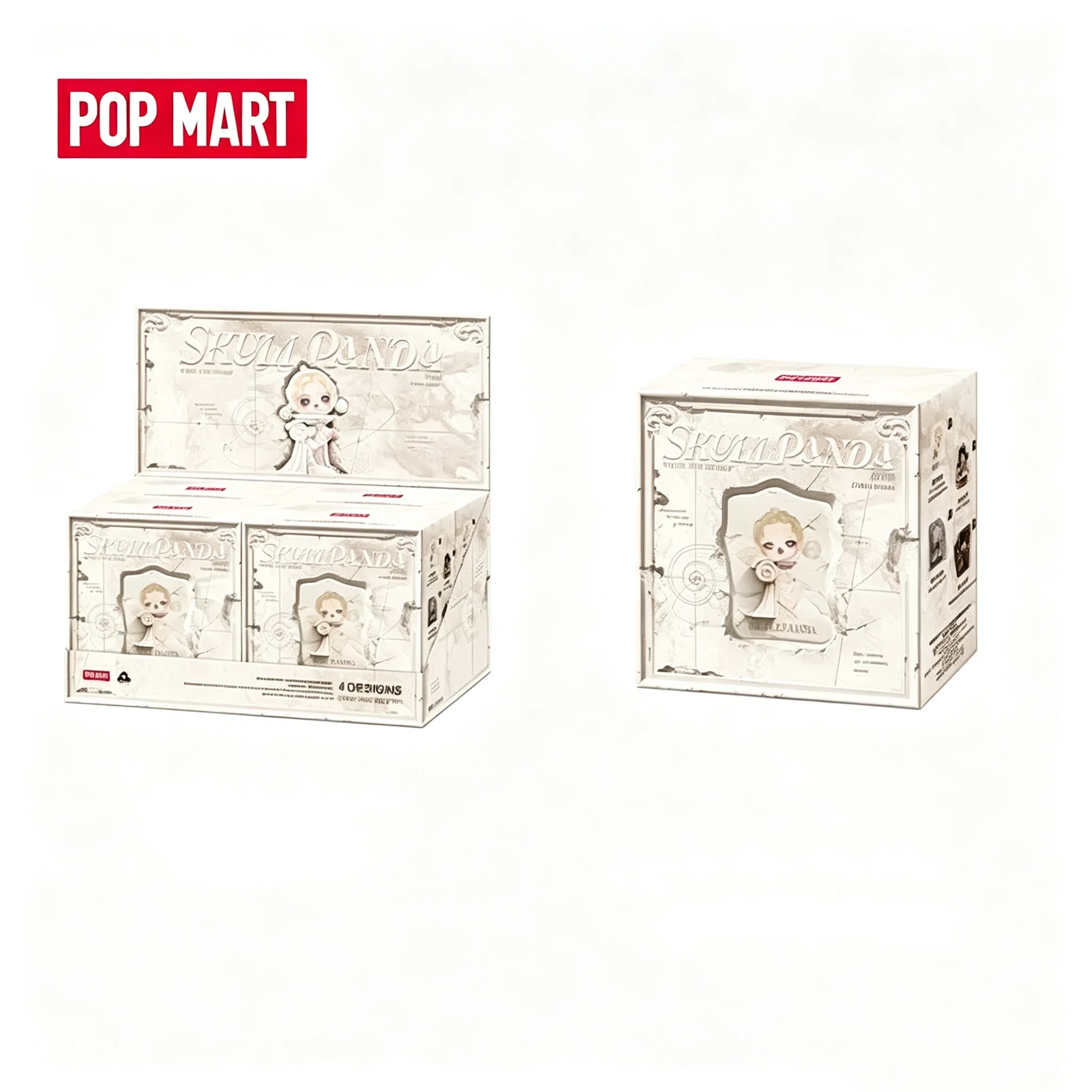 POP MART SKULLPANDA WHERE TIME DWELLS Series Fridge Magnet Genuine Blind Box Toys Mystery Box Doll Guess Bag Anime Figure Gifts