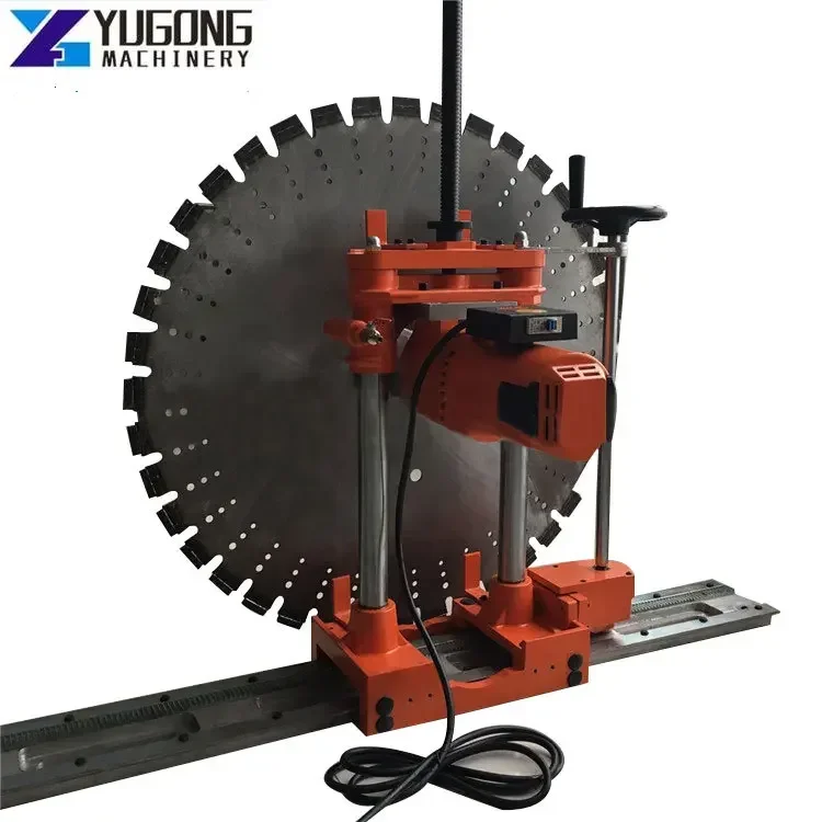 Concrete Wall Cutting Machine Rail Wall Saw Machine Concrete WallSaw Cutting Machine Cement Pillar Concrete Pile Cutting Machine