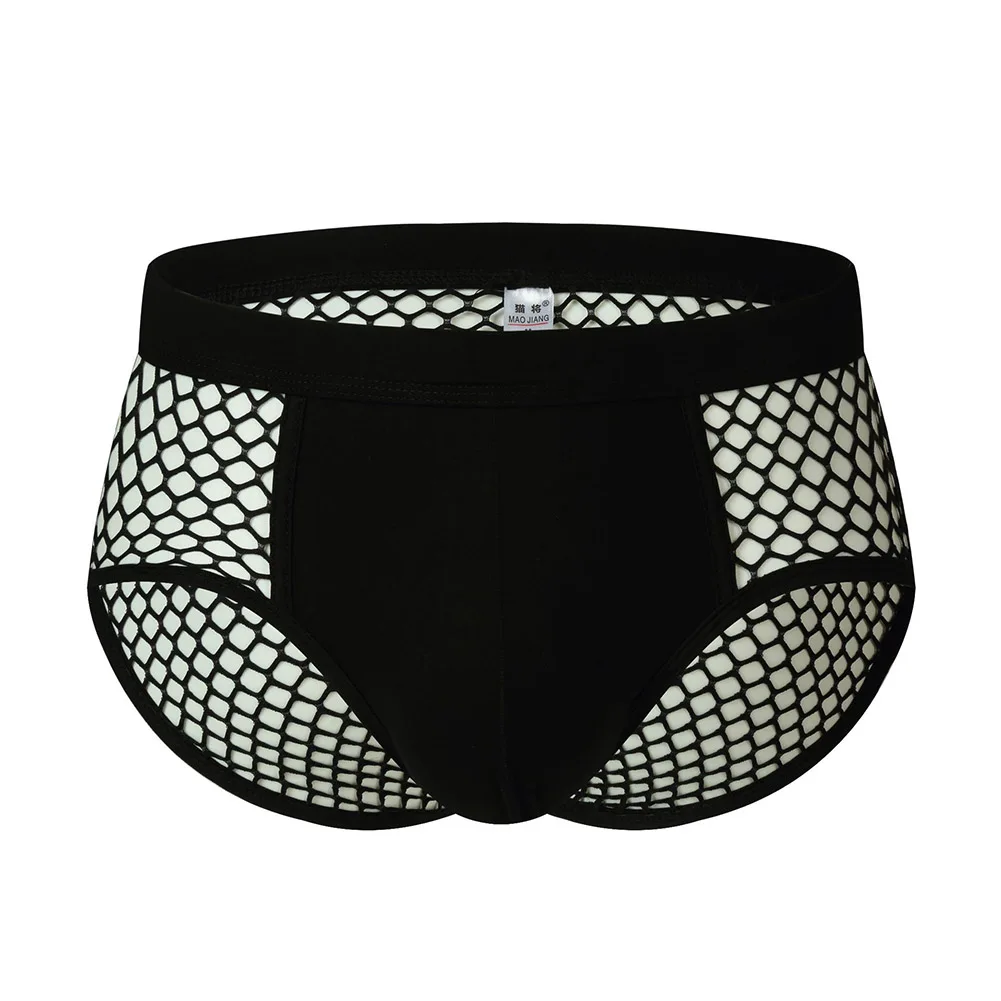 

Удобные дышащие мужские трусы-брифы из сетки, 10% эластан, 90% полиэстер