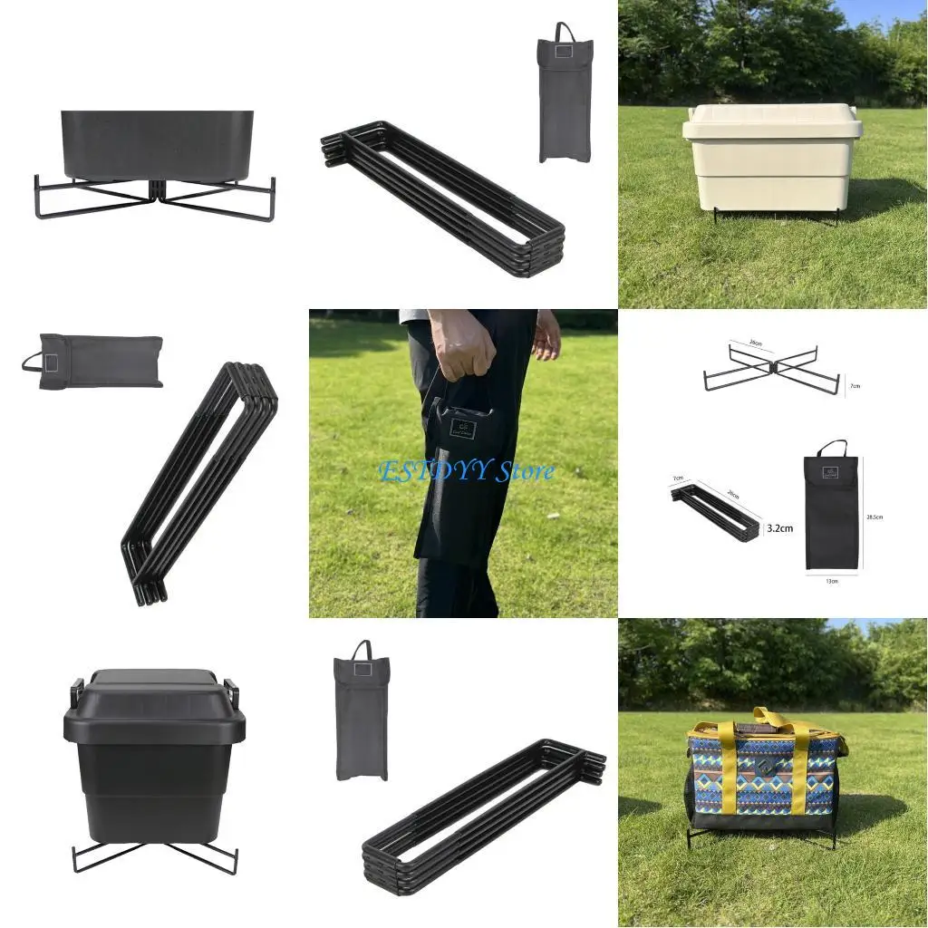 

G6DE Cold Storage Box Suspended Brackets Heavy Duty Trash Bag Brackets Suitcases Rack