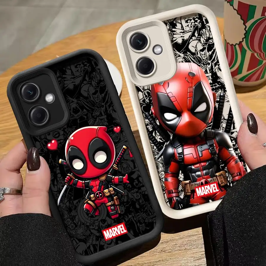

Case for Redmi 13C 13 A2+ A3X 12C A1 Plus A3 12 14C A4 TPU Soft Cool Marvel Deadpool