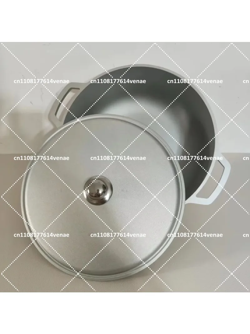 Aluminum Oven Baking Pan, 5 QT Silver 28 cm 11 Inch Roasting Tray for Cooking