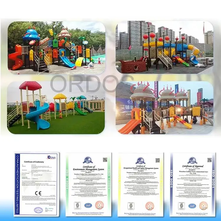 Outdoor Playground Children Large Play Outdoor Playground for Children Plastic Slide