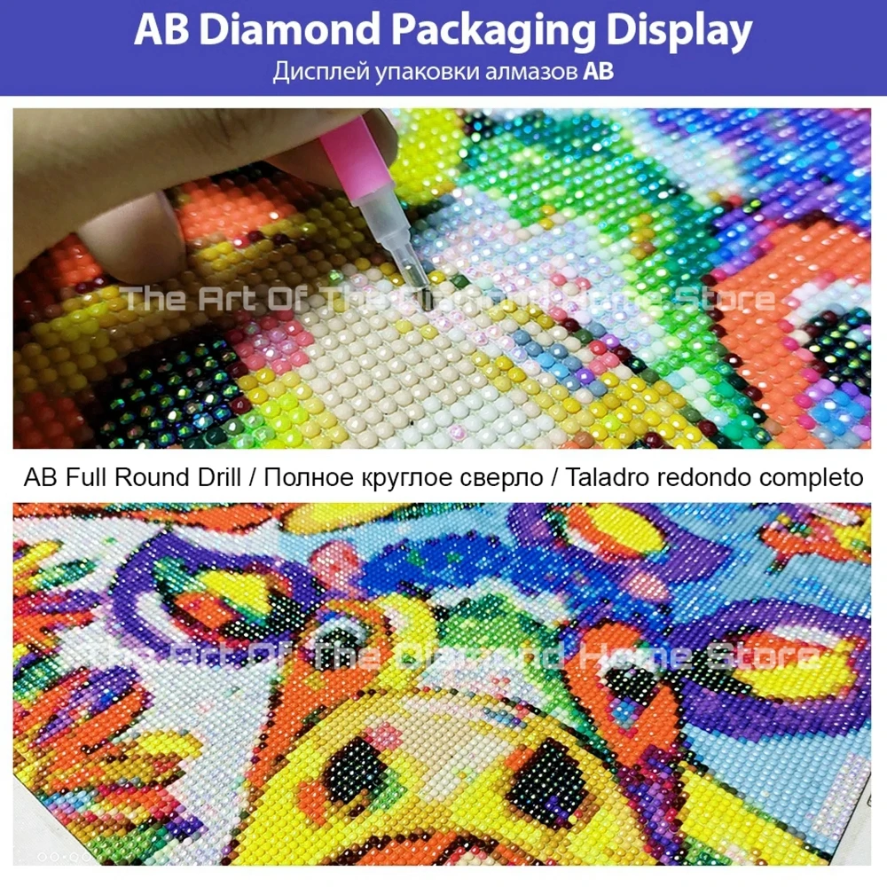 DIY AB Pintura Diamante de Yorkshire Terrier Cão, Animais Bordados, Strass Mosaico, Ponto Cruz, Decoração do quarto, Presente das Crianças, 5D