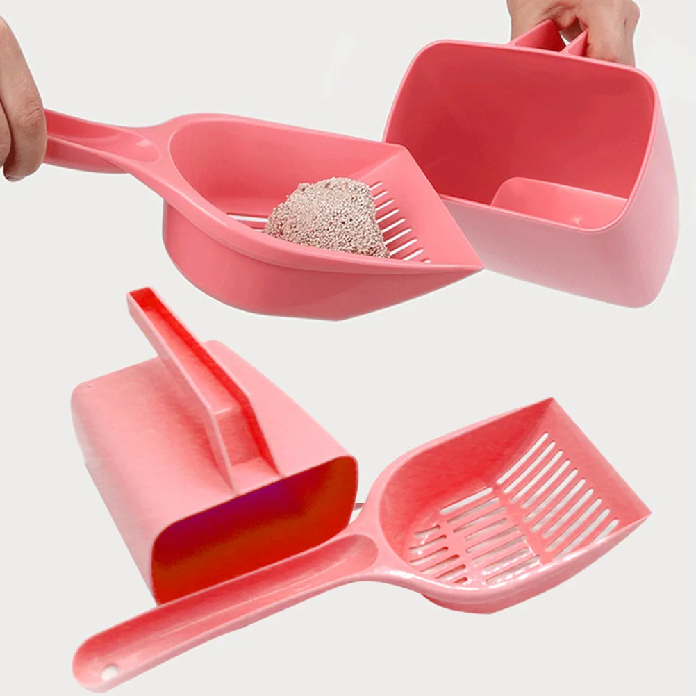 

Litter Scoop Set Durable Plastic Pet Shovel For Cat Cleaning Accessories Easy Clean Hygiene Tool Cat Sand Shovel Pet