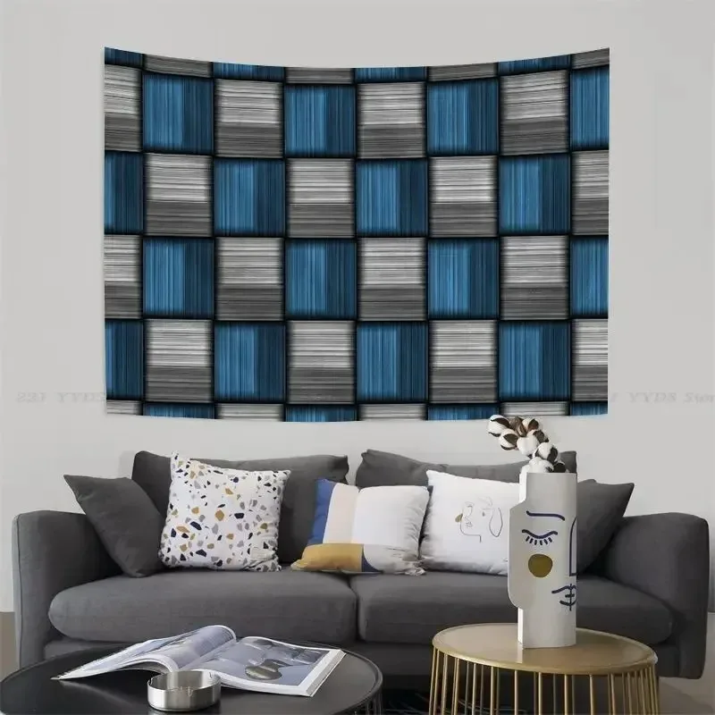 Colorful Checkerboard Wall Decoration Tapestry Home Living Room Tapestry