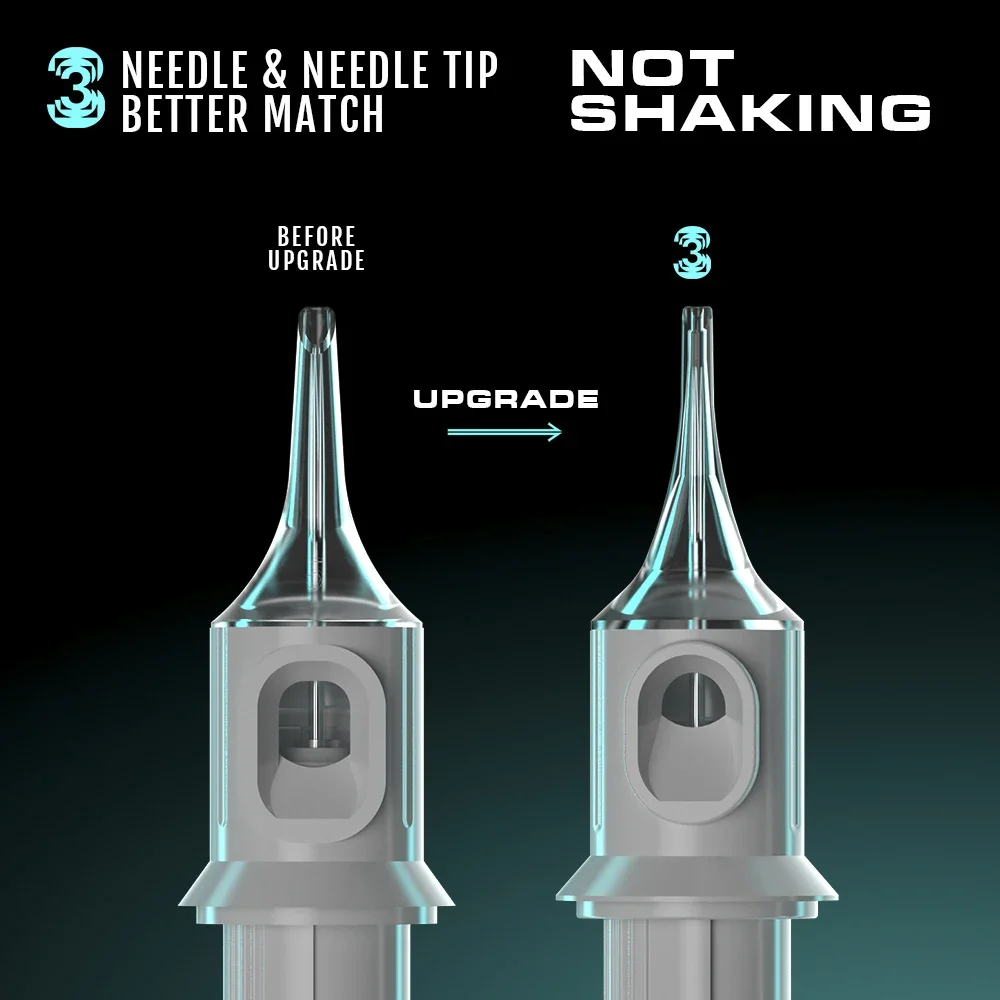 20 قطعة خراطيش QUELLE SMP الوشم فروة الرأس الإبر RL 0.18-0.25 مللي متر المتاح شبه دائمة الحاجب الشفاه ماكياج الوشم لوازم #4