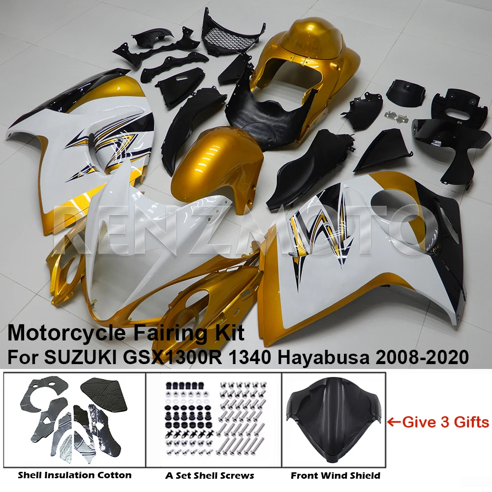 Carénages de moto, kits de carrosserie, accessoires de moulage par injection, adaptés pour SUZUKI GSX1300R 1340 Hayabusa 2008-2020