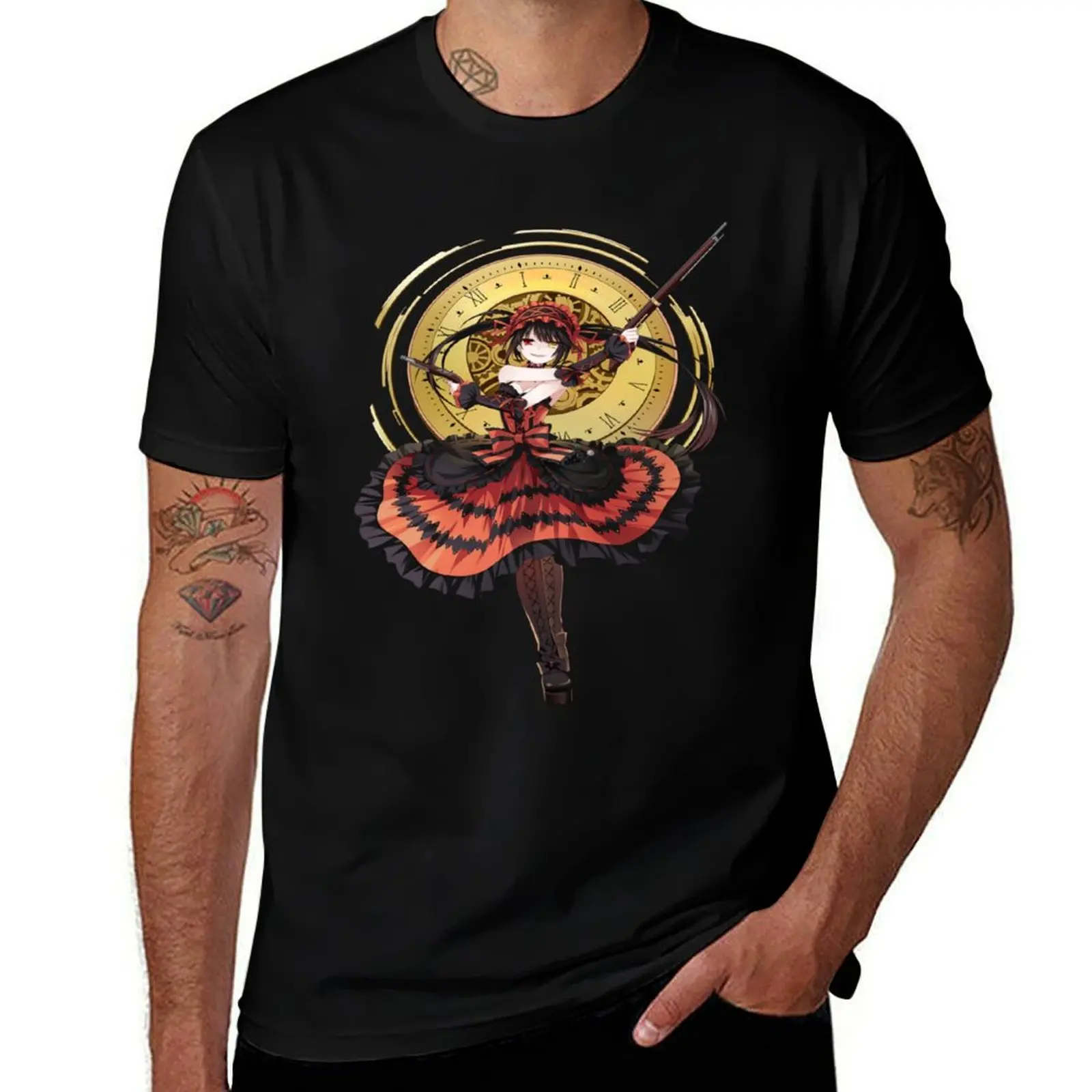

Tokisaki Kurumi - Date A Live T-Shirt t shirt man casual t shirts for man cotton funny cotton t shirt man T-shirt