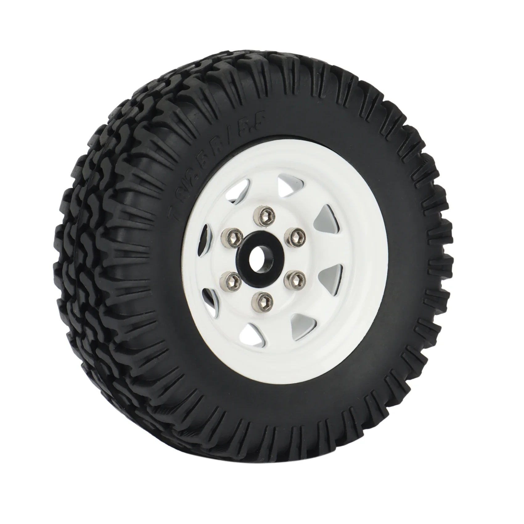 BAAA-4PCS 1.55 مجموعة إطارات حافة عجلة Beadlock المعدنية لسيارة زاحفة RC 1/10 محوري Jr 90069 D90 TF2 Tamiya CC01 LC70 MST,1