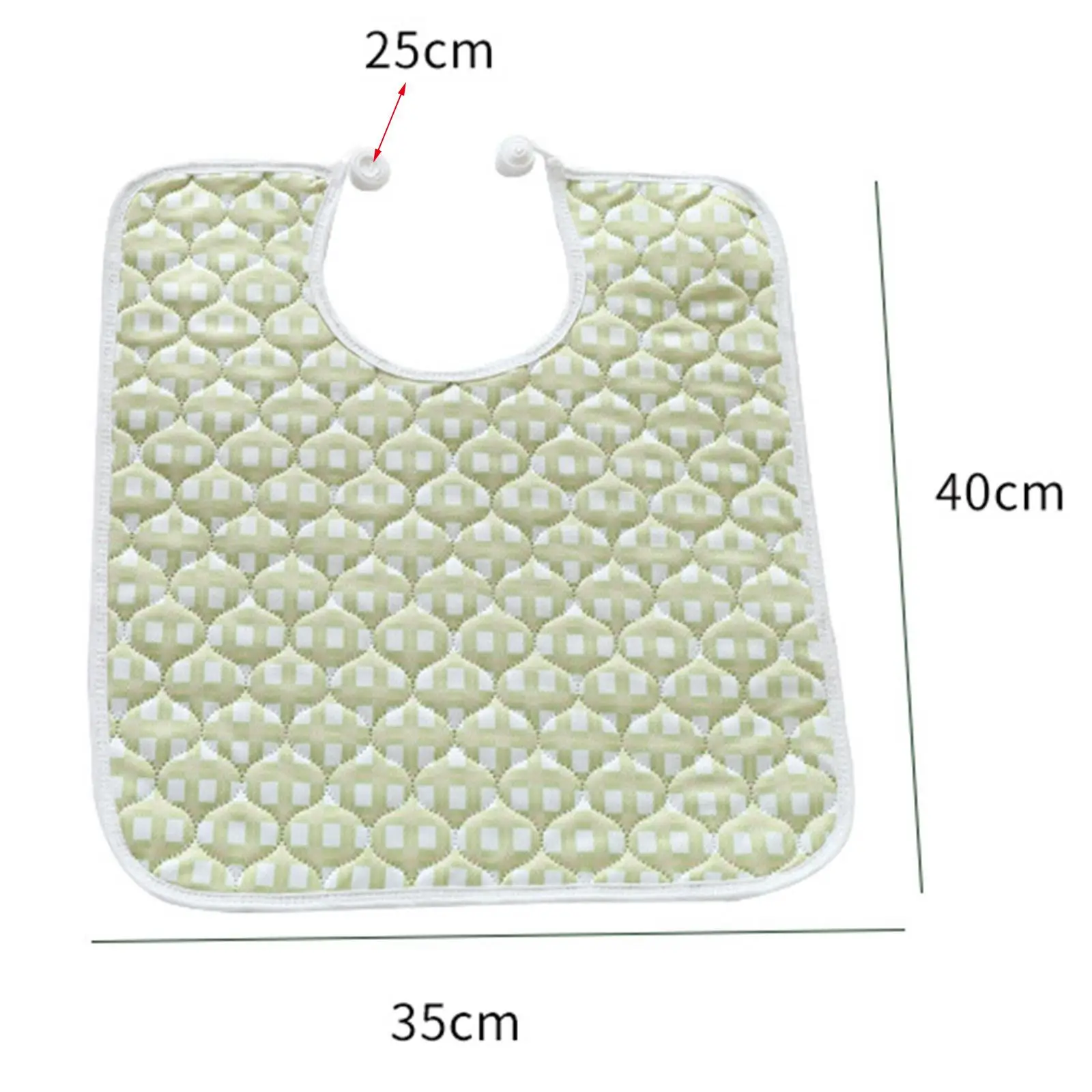 4Pcs Reusable Adults Bibs for Disabled Apron Seniors Large & Adult
