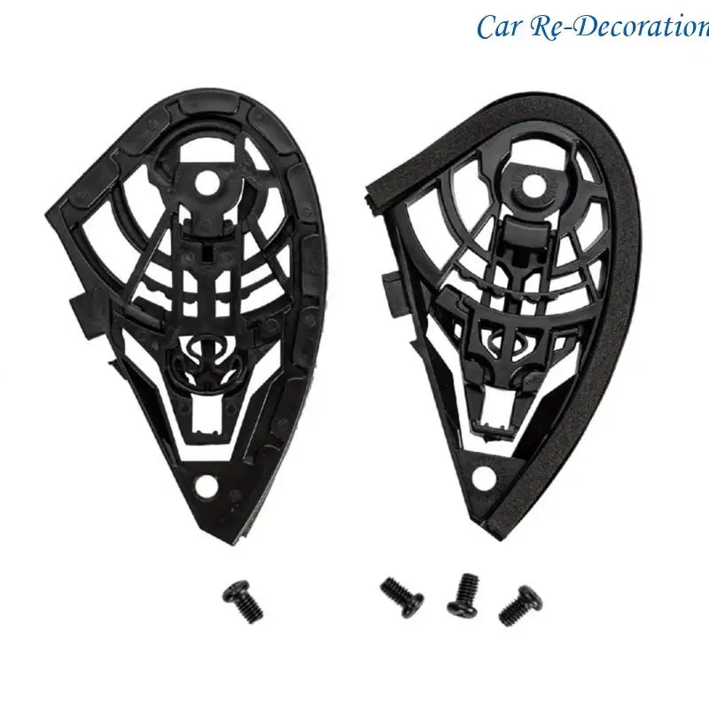 

R58D Pair Face Shield Windshield Visors Base with Screw Motorcycle Helmets Accessory