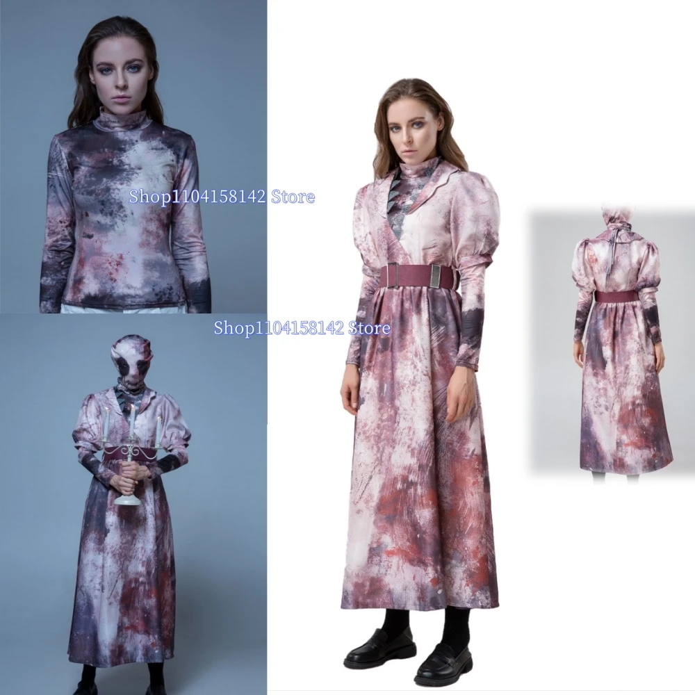 Game Dead Zombie Daylight Fancy Dress Up Scary Nurse Killer Costume Women Sally Smithson Cosplay