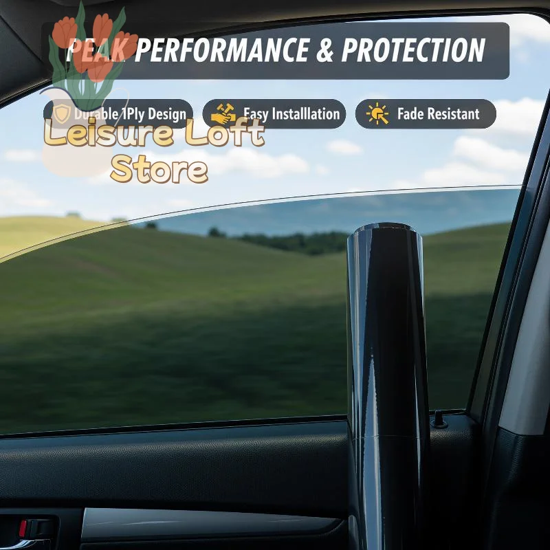Window Tint Film 300CM Uncut Roll Heat Insulation UV Block Glare Proof Privacy Protection Film for Car Window Upgrade