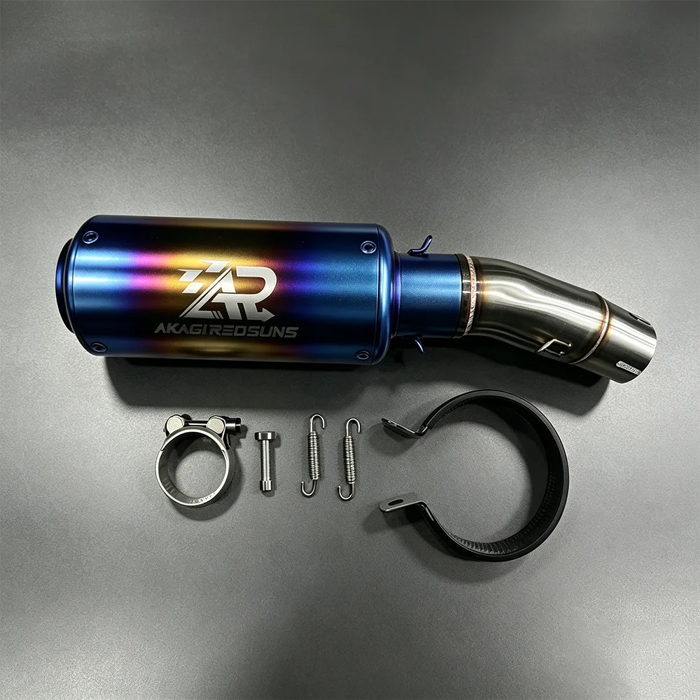 Stainless Steel Motorcycle Exhaust Middle Link Pipe For Kawasaki Z400 2017 2018 2019 Mid Pipe Modified Slip On