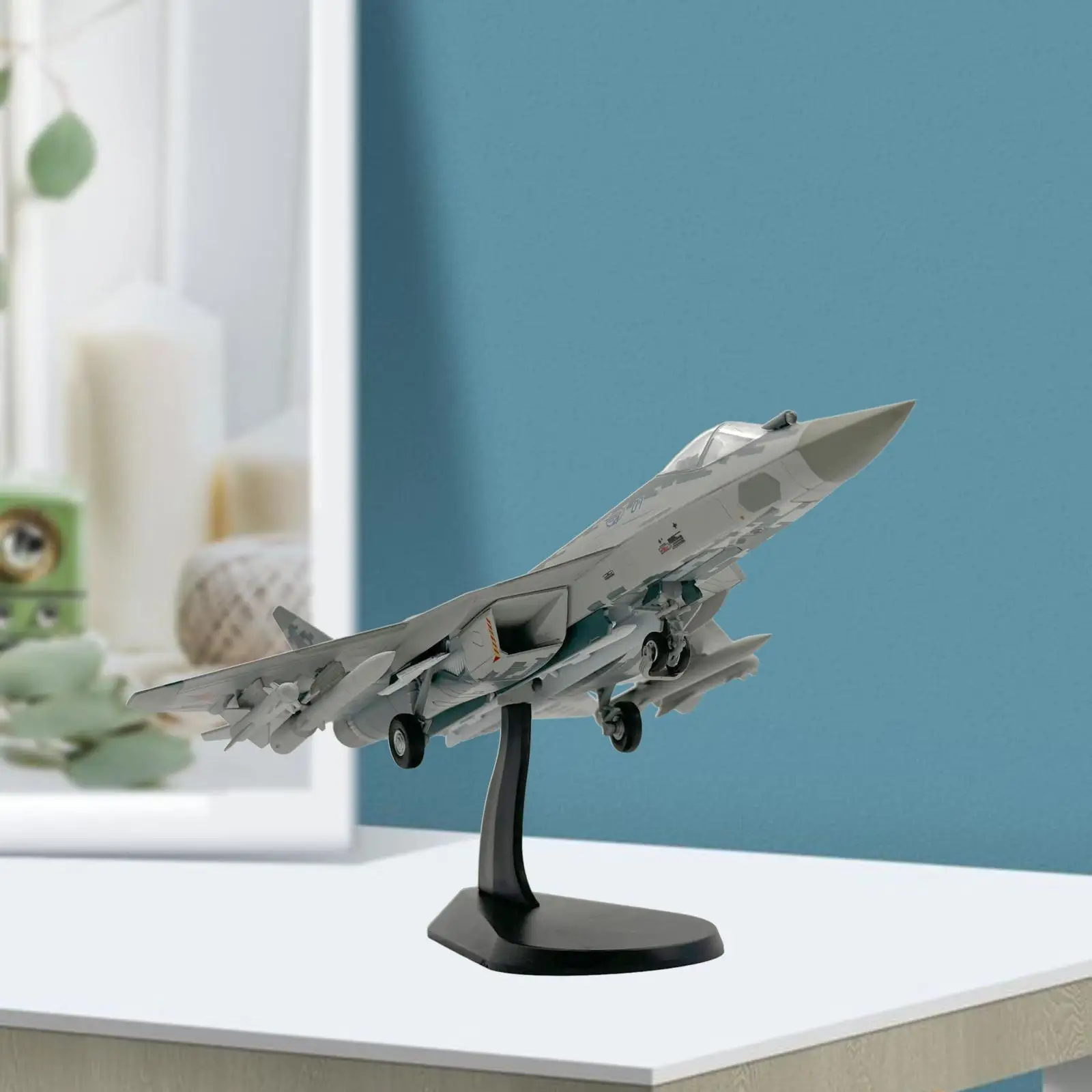 Plane Model Toy,Airplane Model,Fighter Jet Model,SU-57 Diecast Model,for Boy