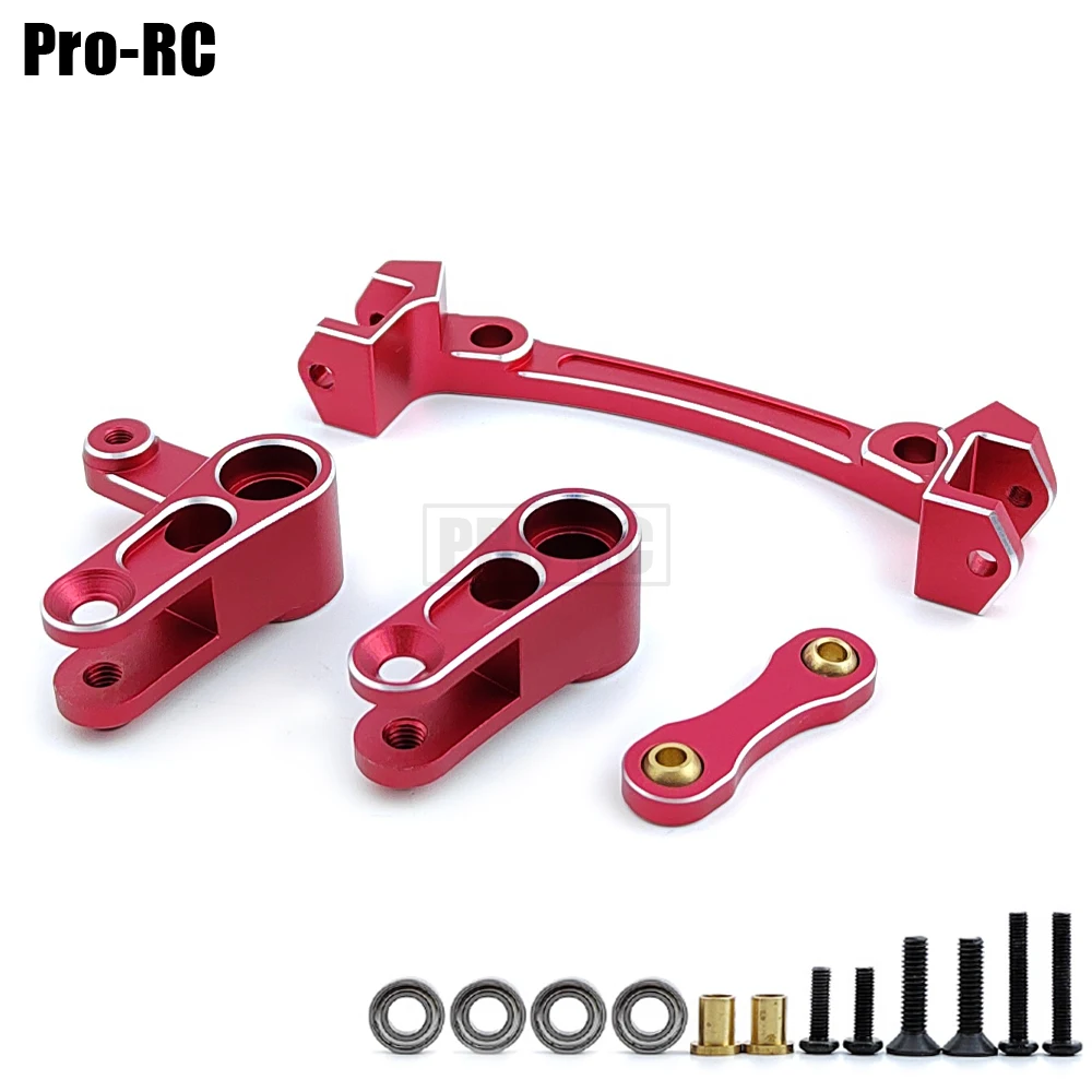 Aluminum Alloy Steering Parts Set ARA340200 For Arrma 1/8 MOJAVE 4X4 4S BLX DESERT TRUCK RTR Rc Car Parts