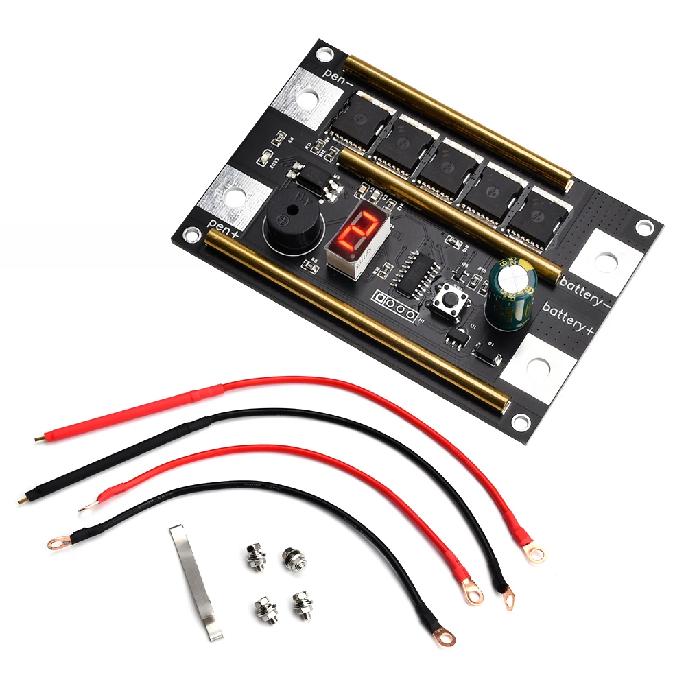 12V Spot welder 18650 Lithium battery pack Welding equipment Welding pen Control board Welding thickness 0.1-0.3 mm