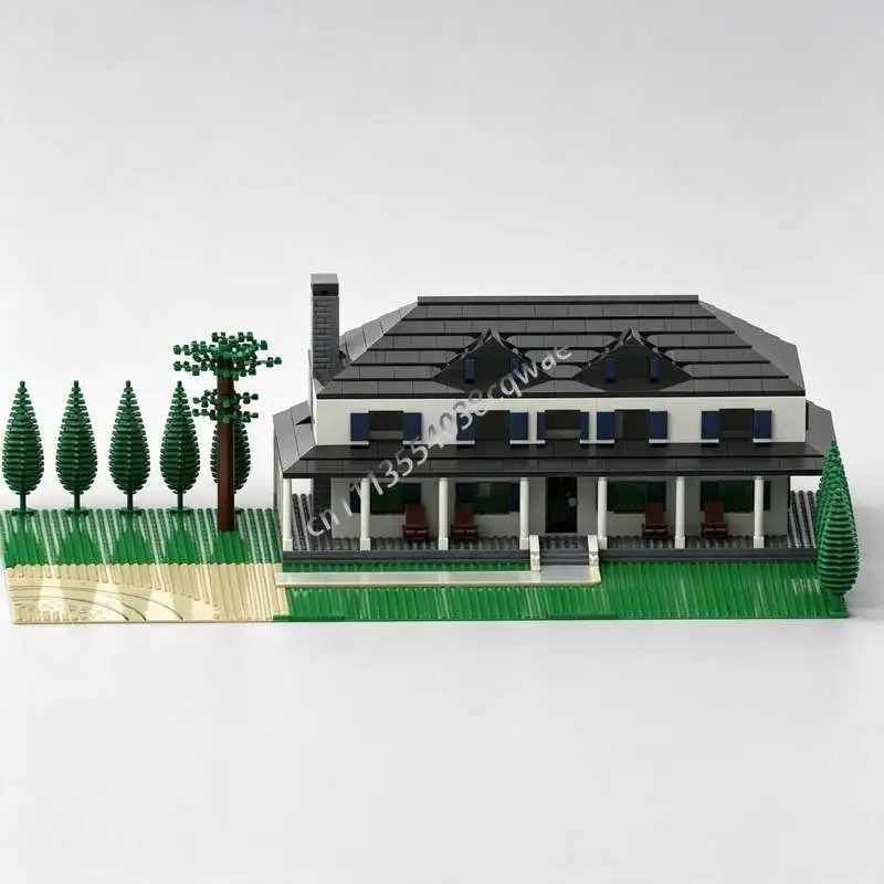 NEW 3076PCS Historic 1900s Farmhouse Model Custom Puzzle Architecture Build Blocks DIY Creative Assembly Educational Toy Gifts