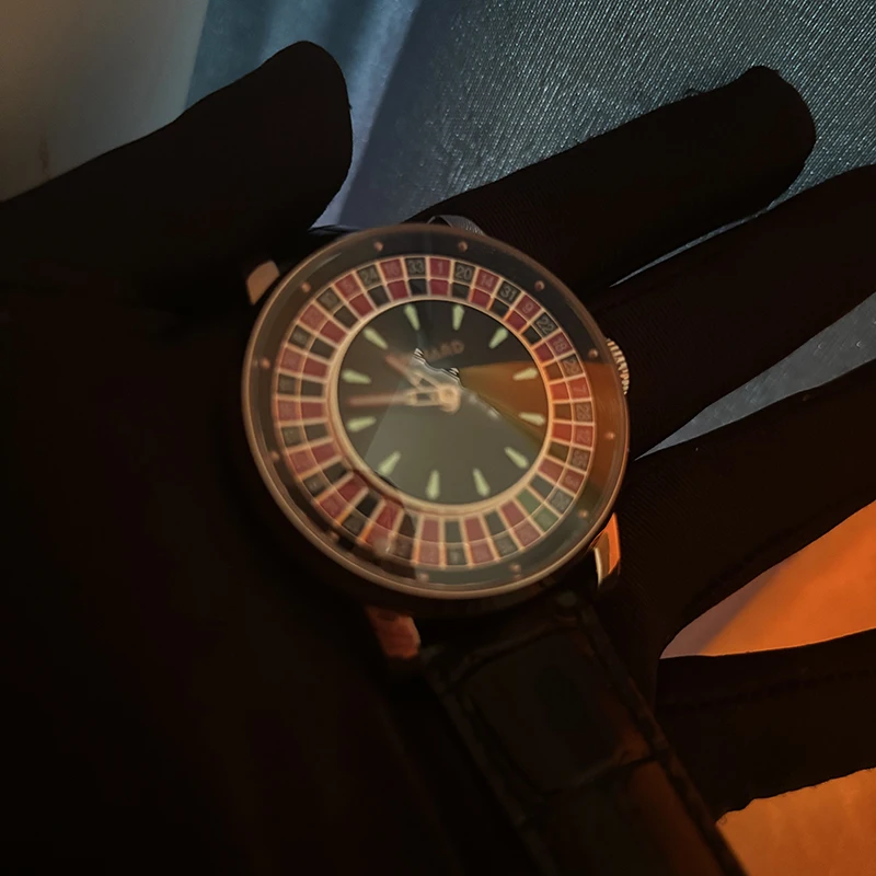 Richard Jacob & Co NH35 Betting Market Mens Mechanical Watches Sapphire Glass Watch Men Top Brands Luxury Wheel Turning Watches