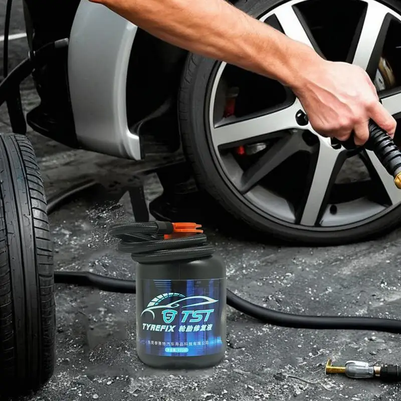 Flat Tire Puncture Repair Sealant Tire Repair Tools 450ml Automatical Professional Quick Repair Tire Inflator For Cars