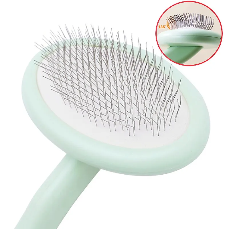 

Dog Comb Pet Hair Remover Dogs Brush Stainless Steel Combs for Dogs Hair Knot Opening Dog Grooming Massage Brush Pet Supplies