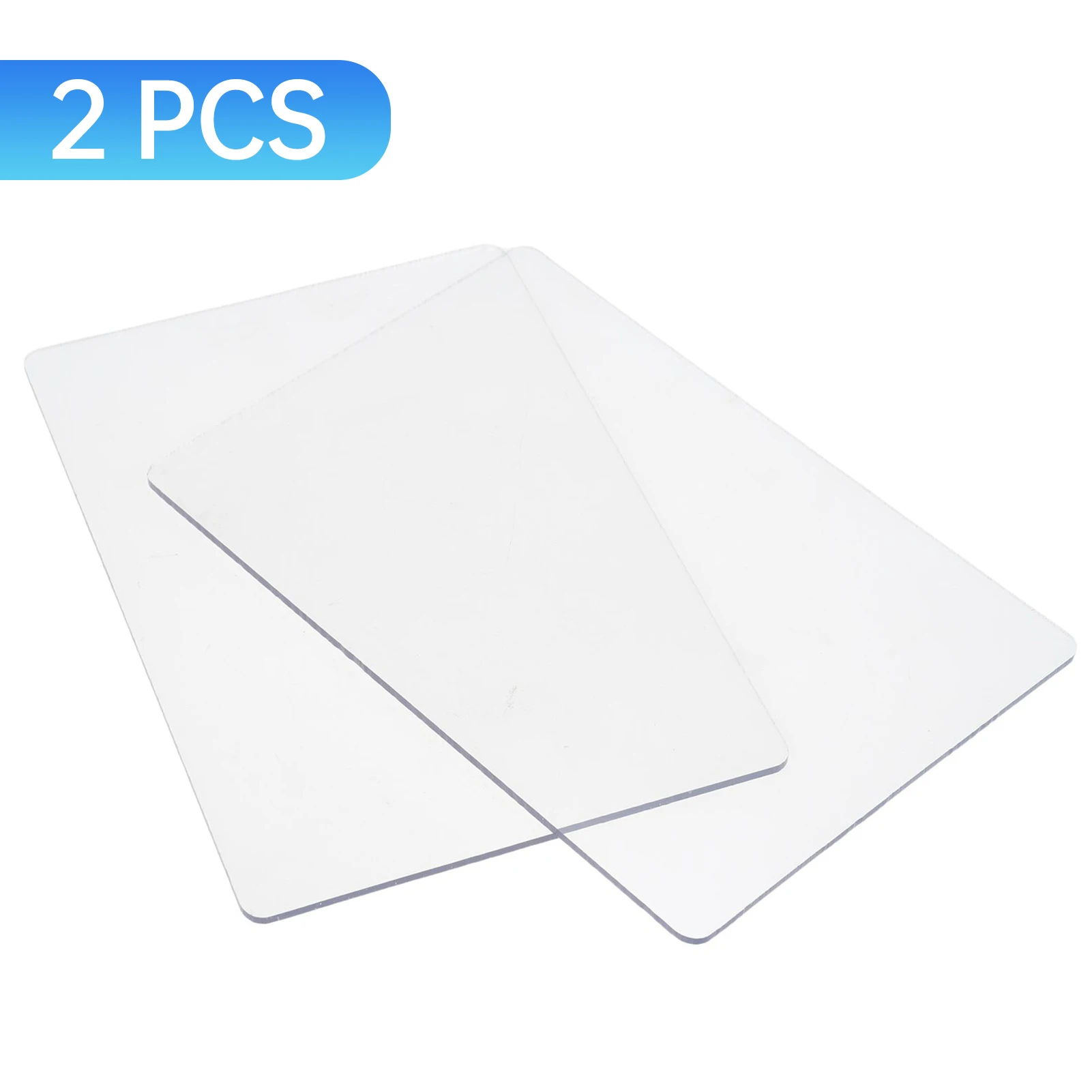 2PCS Standard Cutting Pads Polycarbonate Plastic Plate for Embossing Machine 22x15cm for A5 Die Cutting and Embossing Machine