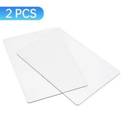 2PCS Standard Cutting Pads Polycarbonate Plastic Plate for Embossing Machine 22x15cm for A5 Die Cutting and Embossing Machine