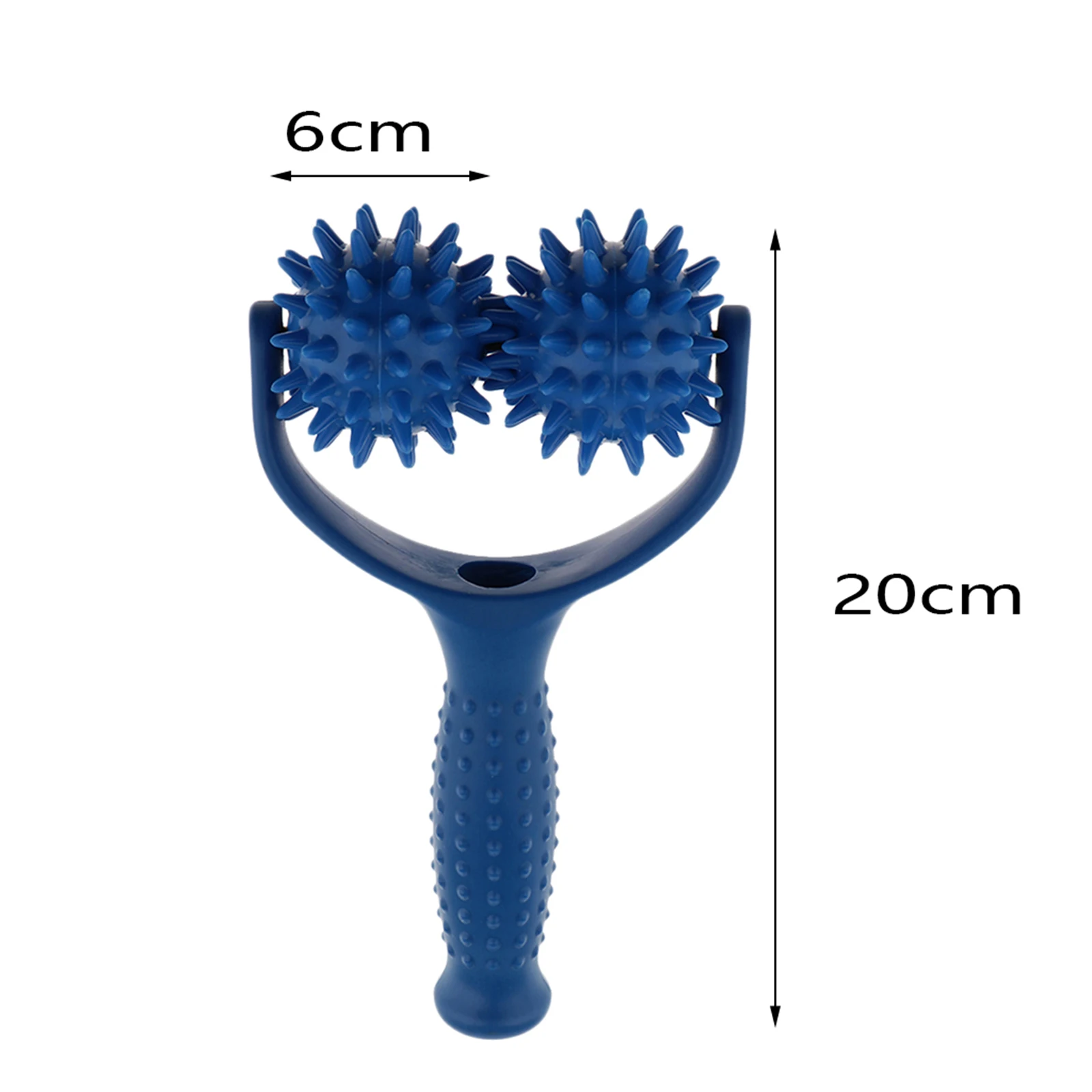 2 ролика в 1-ручной триггерный точечный акупунктурный рефлексологический массаж с колючками массажные шарики ролик для снятия болезненности всего