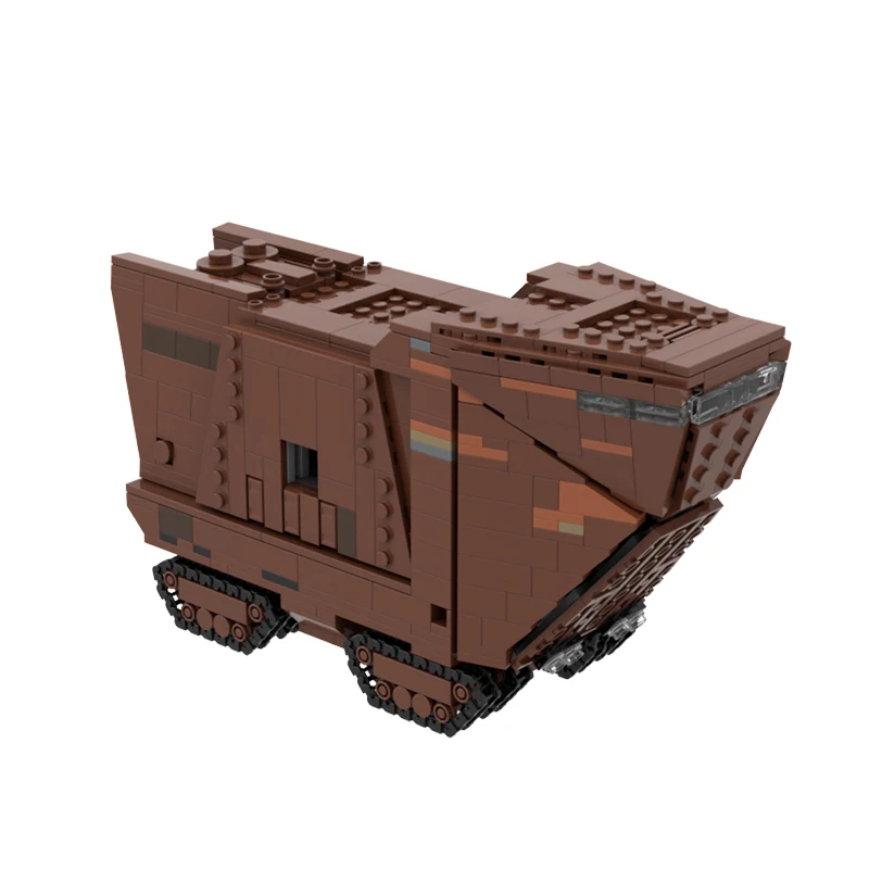 

868 шт. MOC Space Battle Series Sandcrawler модель строительные блоки кирпичи DIY творческая сборка идеальные коллекционные игрушки подарки для детей