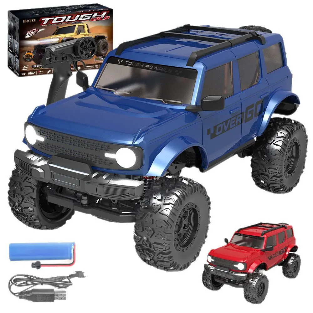 Professional 1/20 4WD RC Off Road Crawler Diff Lock High Rebound Suspension All Terrain Tires 2.4G Proportional Control