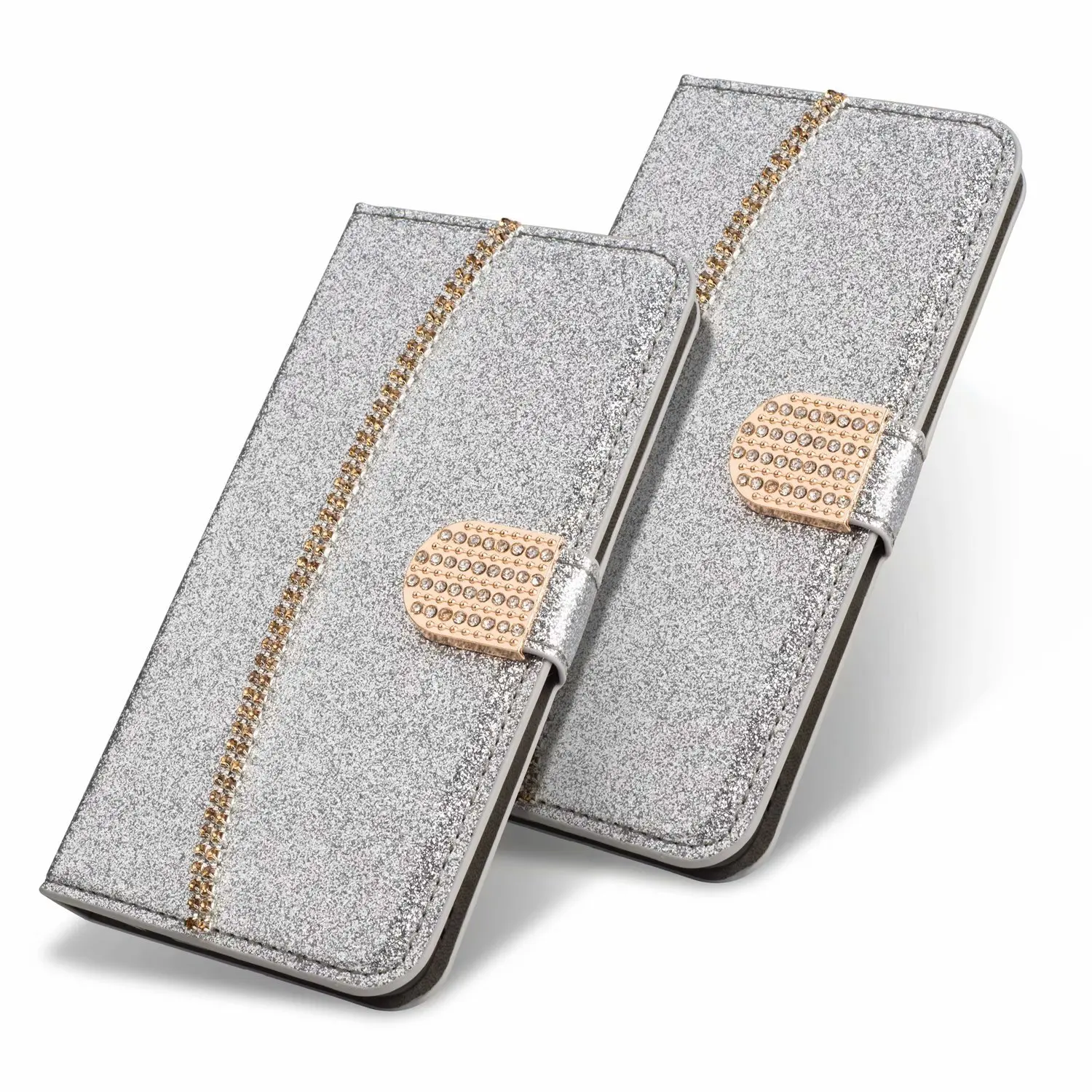 Flip Case for Samsung Galaxy S22 S21 S20 FE S9 S8 J6 J4 Plus Ultra Luxury Glitter Diamond Pearl Leather Wallet Book Phone Cover