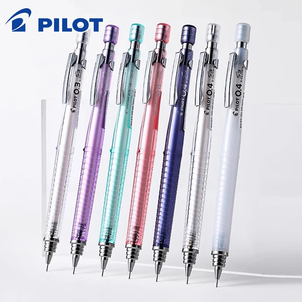 

Japan PILOT S3 Drawing Mechanical Pencil 0.3/0.4mm HPS-30R Transparent Limited Non Breakable Core School Office Stationery