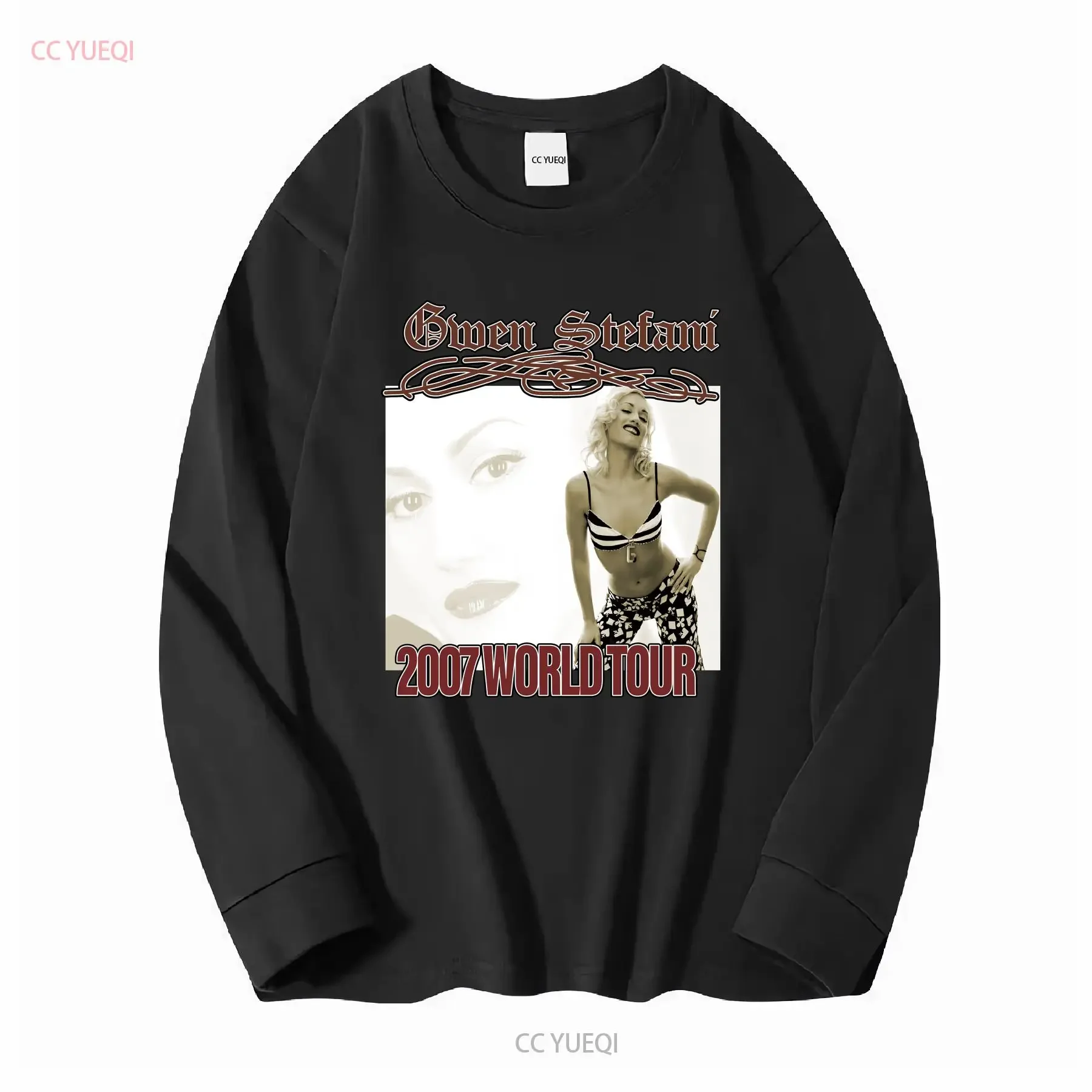 VTG Gwen Stefani Akon The Sweet Escape 2007 World Tour T Shirt Size M vintage Washed Breathable Top For Everyday Wear Unisex