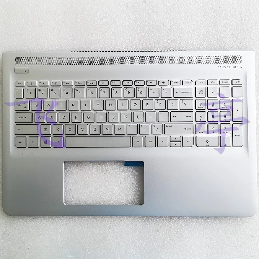 AA + COHGSH C case Keyboard case Palm rest for HP 15-AS TPN -i125 15-AS109 Silver