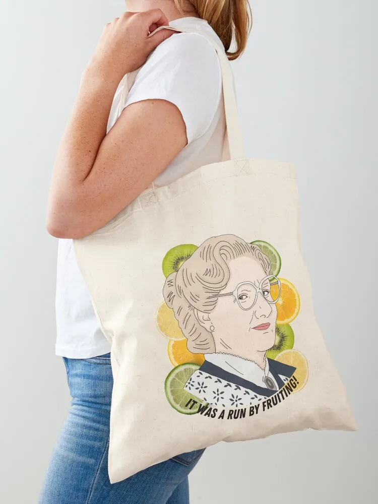 

Mrs Doubtfire Run By Fruiting Tote Bag tote bag Canvas bag Fabric Women's handbag