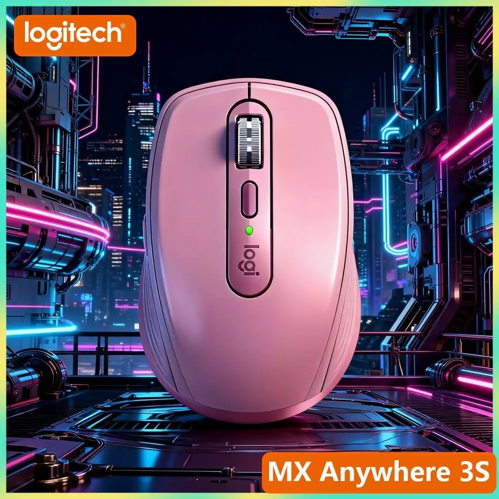 Wireless MX Anywhere 3S - Darkfield 8K DPI, Hyper-Scroll, USB-C, Great for Freelance Perfumer & Home Studio Task
