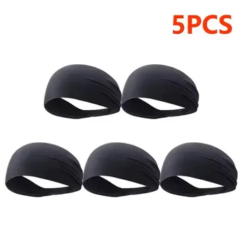 Sport Headband Fitness Sweat Bandage Head Hair Band Tennis Yoga Absorb Sweat Head Band Basketball Running Sweatband Women Men 1