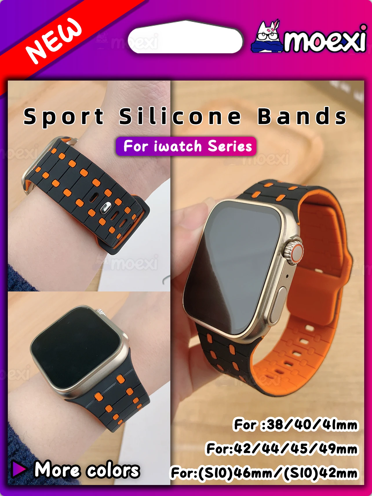 الرياضة سيليكون العصابات ل HK10 الترا 3 ساعة ذكية HK9 برو ماكس Ultra2 44 مللي متر 45 مللي متر 42 مللي متر 38 مللي متر 49 مللي متر HK8 H12 الترا DT8 زائد S9 SE حزام #1