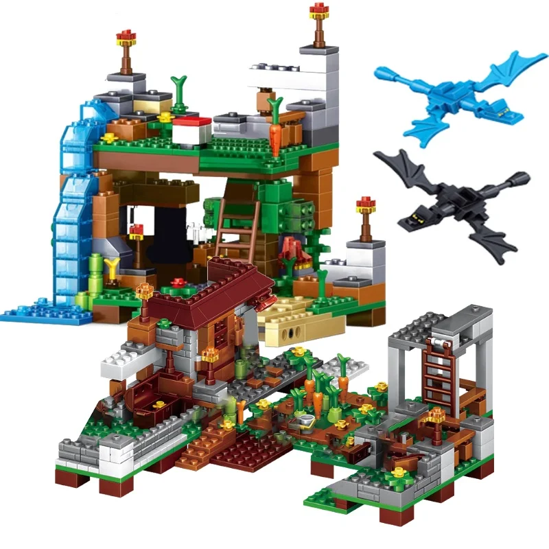 

Game Bricks My World Waterfall War Horse Courtyard Model Building Blocks Bricks Set Toys,Christmas, Birthday, Holiday Gift