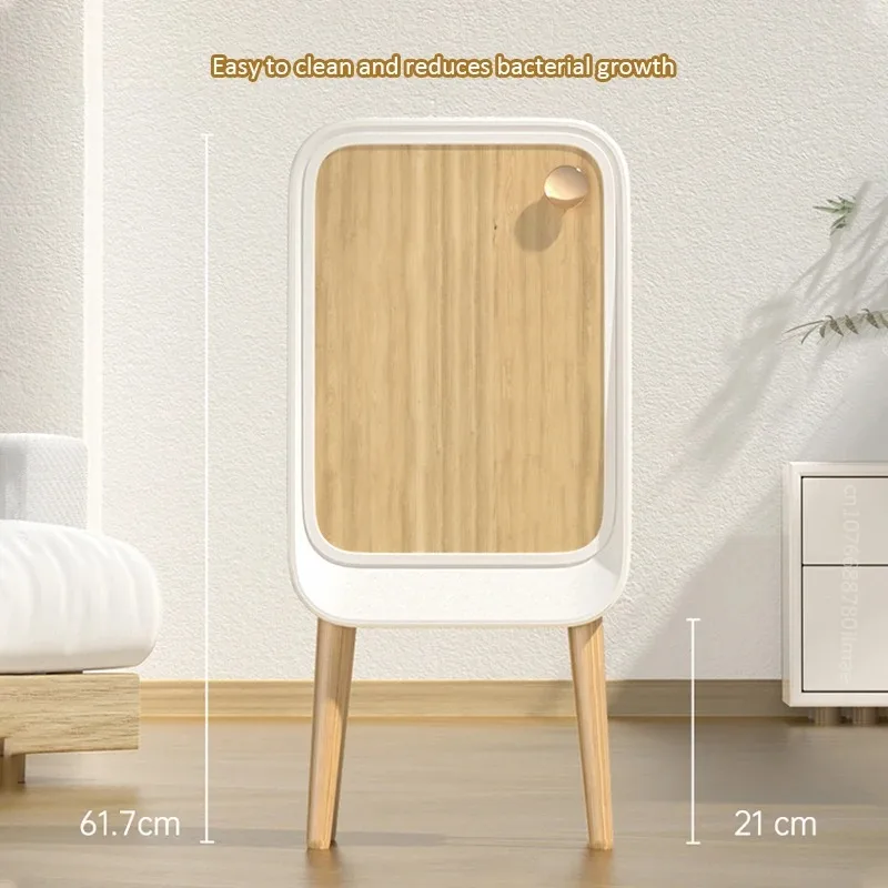 

Trash Can Dispenser for Kitchen Bedroom Living Room Office with High Leg Wastebasket Automatic Sensor Smart Dustbin 20L