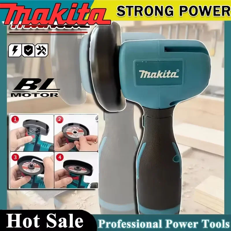 

Аккумуляторная мини-угловая шлифовальная машина Makita, портативная, для полировки и резки, универсальная, для батареи 12В