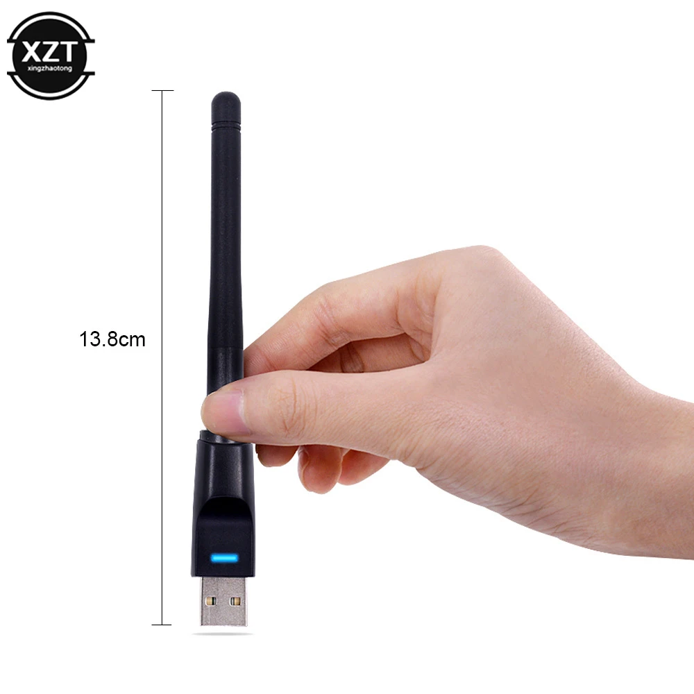 150Mbps RTL818 MTK7601 Scheda di rete wireless Mini USB WiFi Adattatore LAN Ricevitore Wi-Fi Dongle Antenna 802.11 b/g/n per PC Windows