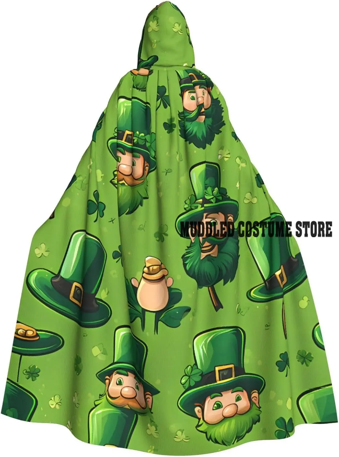 

Peaceful Elder for Halloween Cape for Adults Black Cloak with Hood Costume Cloak for Women Men Cape Accessory for Party