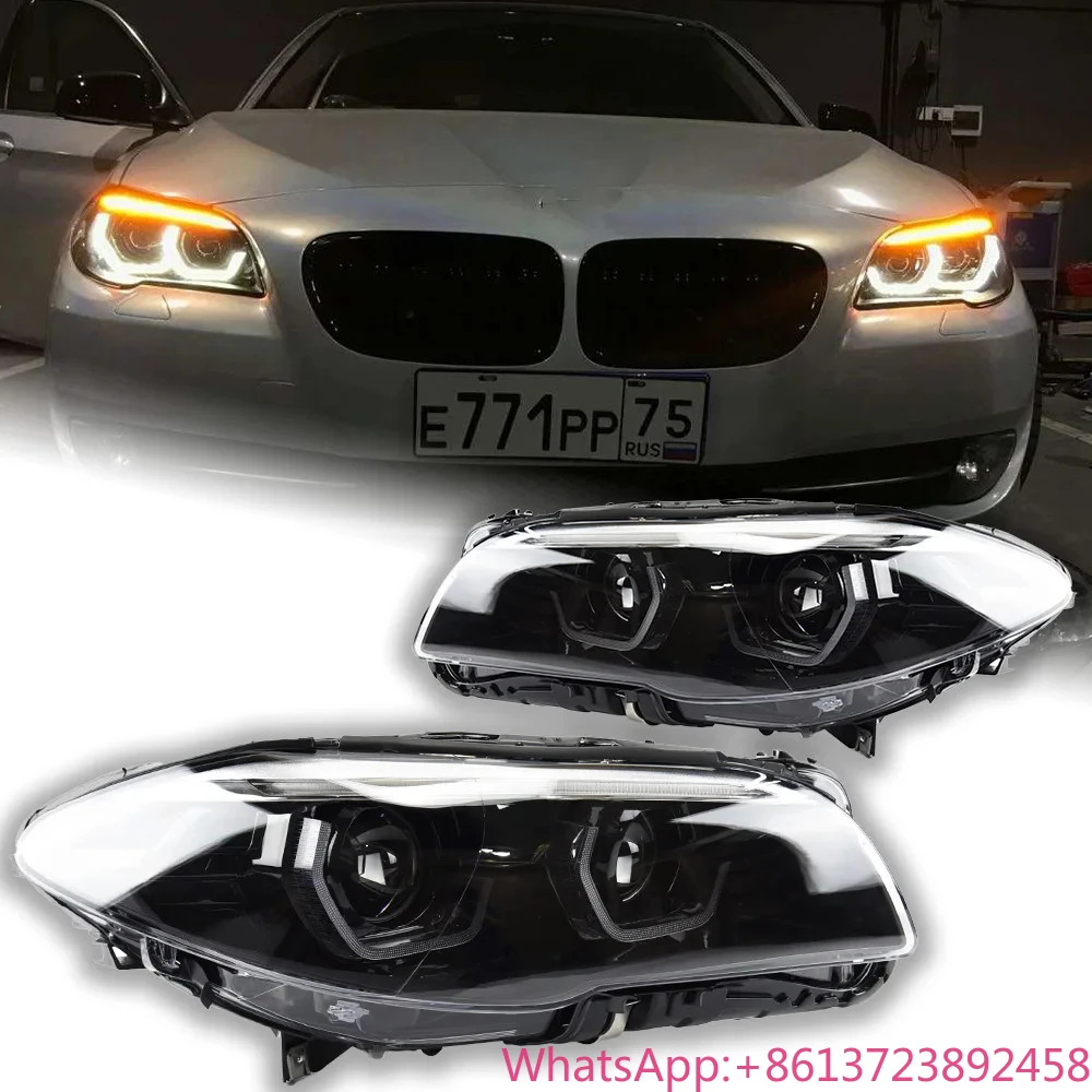 

Car Styling Head Lamp for BMW F10 Headlights 2010-2016 520i 525i 530i F18 LED Headlight DRL Projector Lens Auto Accessories