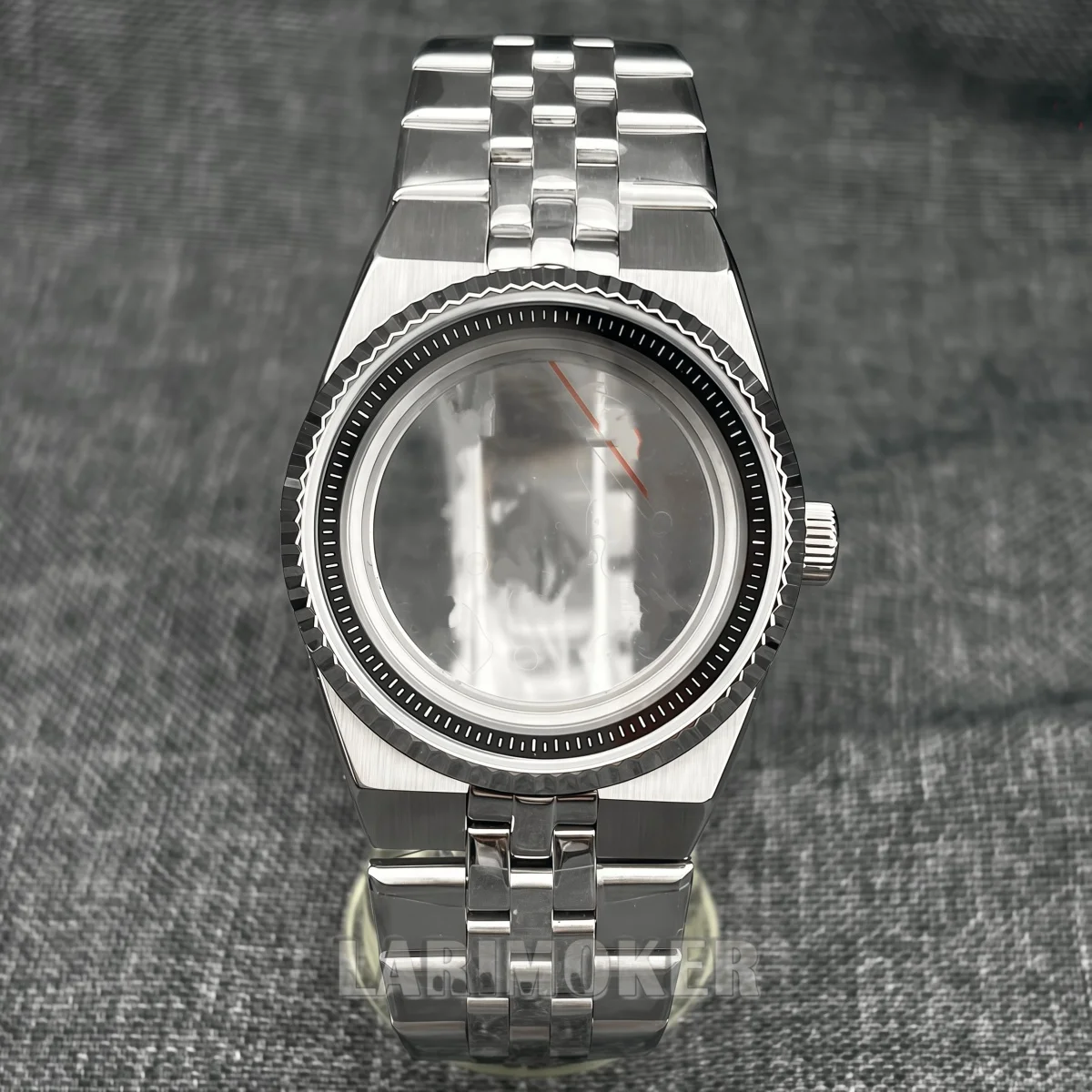 36mm/40mm Stainless Steel Silver Case And Bracelet Groove Bezel Sapphire Glass Is Suitable For NH34A NH35A NH36 ETA2824 Movement