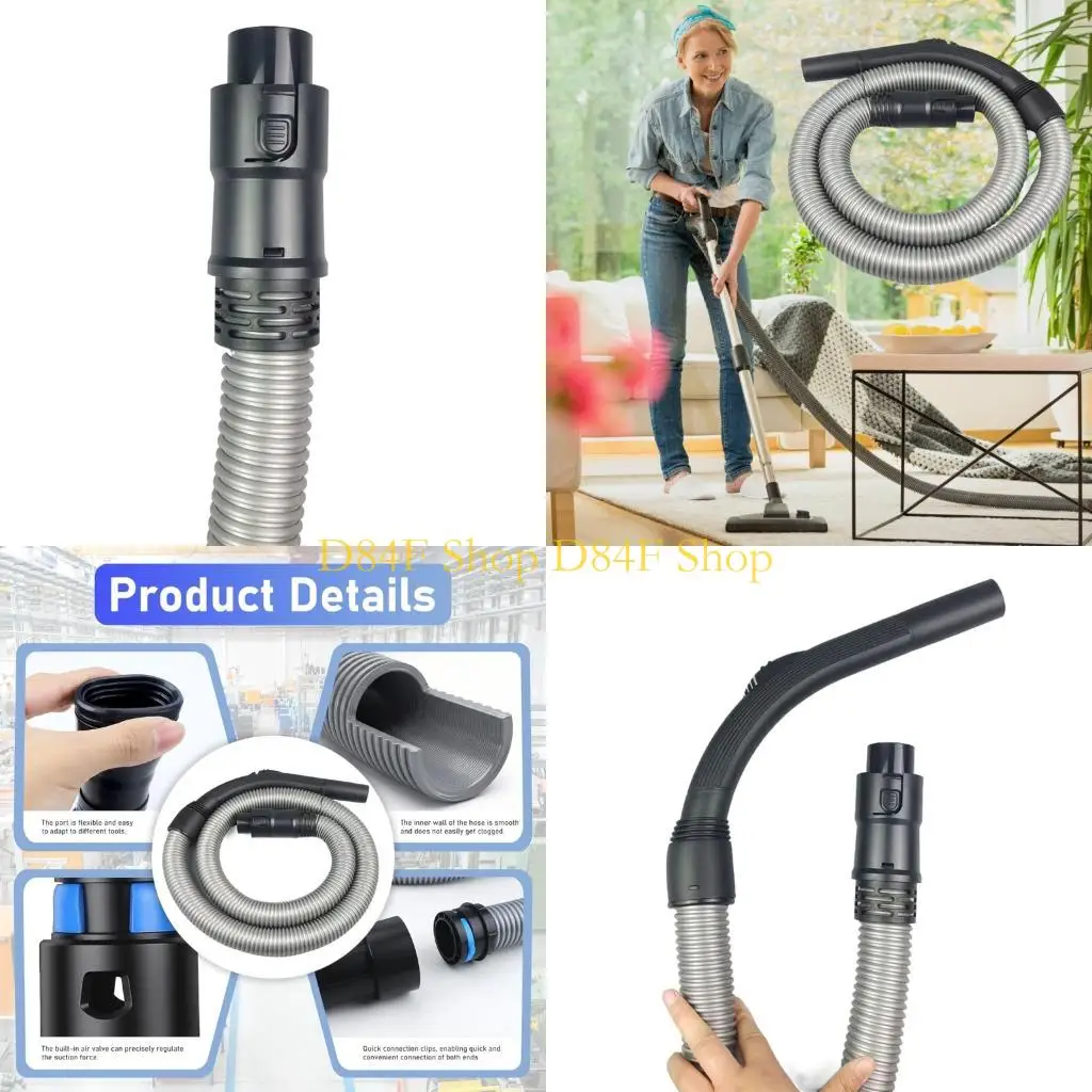D84F Plastic Vacuum Hose 23inch Dust Collection Hose for Most Vacuum Cleaners Models