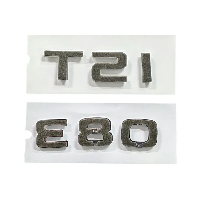 3d ABS 230 280 300 330 380 TSI Letters Sticker For Skoda Octavia 3 2 Superb Fabia Yeti Karoq Kamiq Car Trunk Emblem Accessories