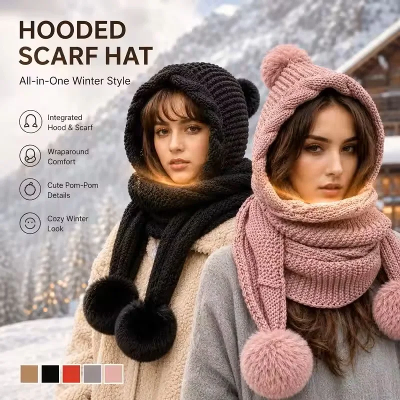 conjunto-de-gorro-e-cachecol-de-inverno-para-mulher-–-gorro-de-malha-grossa-com-pompom-e-protetores-de-orelha-touca-de-la-inteirica-para-o-frio-extremo